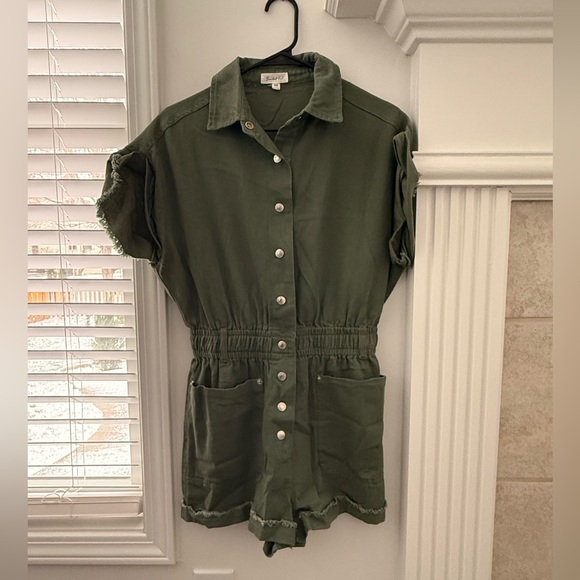 Denim Romper - Picture 3 of 3